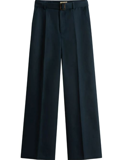 VISCOSE LINEN PANT WOOLRICH | CFWWTR0220FRUT30433989 MELTON BLUE